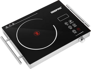 Geepas 4 Digit LED Display 2000W Digital Infrared Cooker GIC6920|Elegant Design, Fireproof material, Stainless steel body| Overheat protection, over current protection, high & low voltage protection