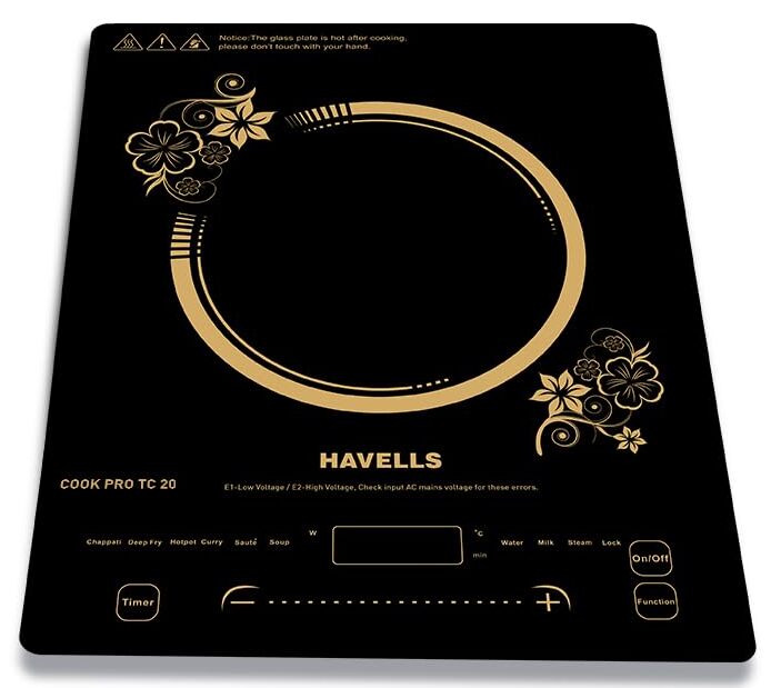 Havells Cook Pro TC-20| Up to 9 Cooking Modes| Digital Display for Time & Power| Precision control with a single glide| 1 Year Door Step Warranty By Havells