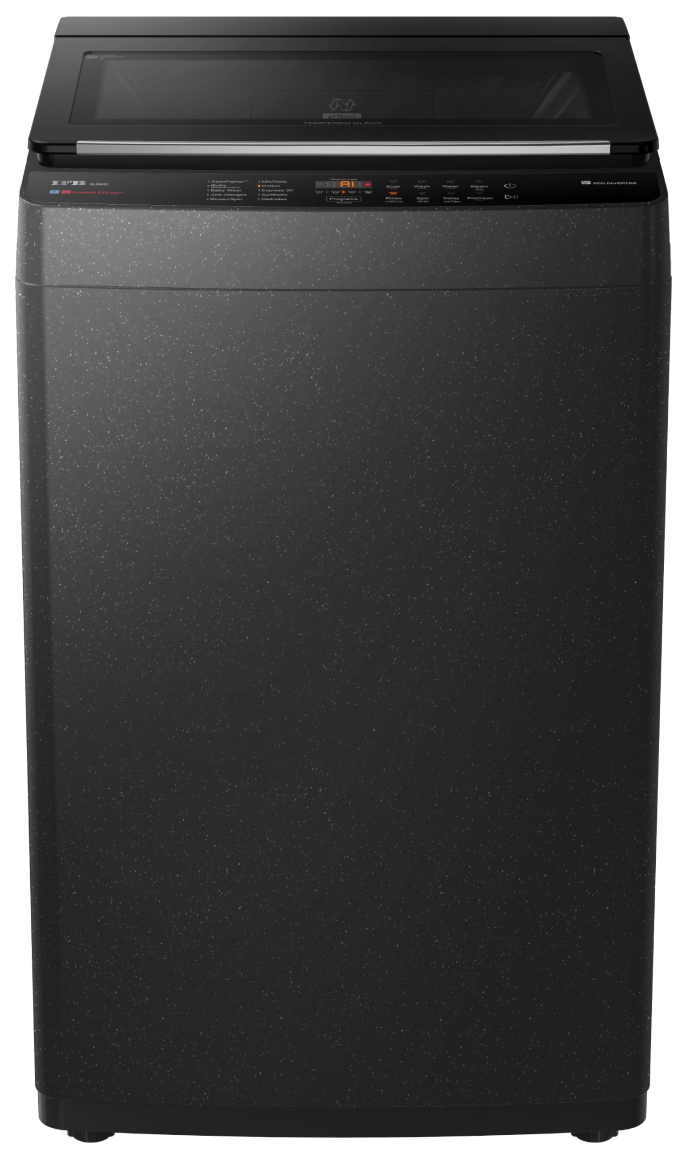 Samsung WA40F08H2BTL 8KG Top Load Washing Machine Black Caviar