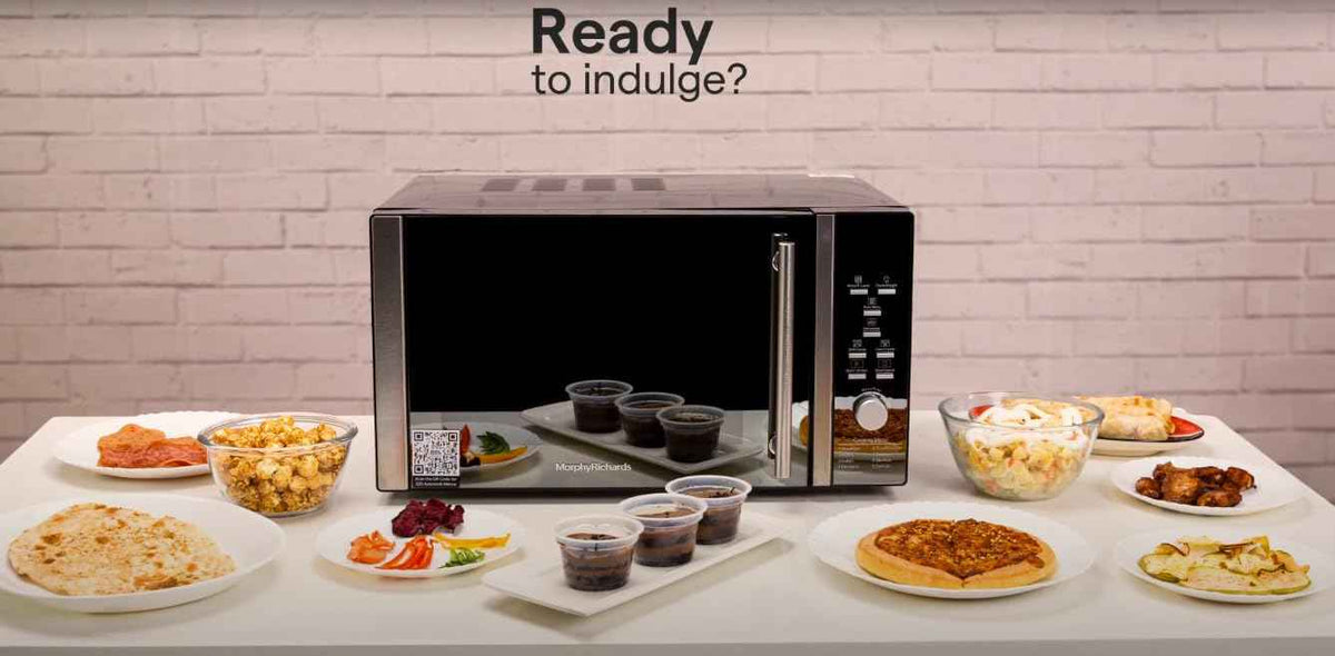 Morphy Richards 30CGD Dehydro | 30L Convection Microwave Oven, 220 AutoCook Menus, Built-in Dehydrator, 1400W microwave, 2200W convection, 1250W Grill Power