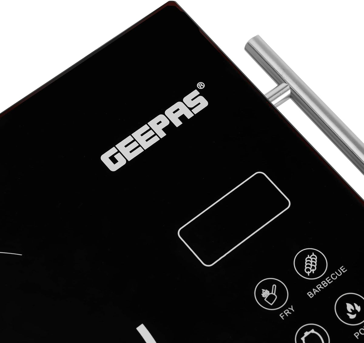 Geepas 4 Digit LED Display 2000W Digital Infrared Cooker GIC6920|Elegant Design, Fireproof material, Stainless steel body| Overheat protection, over current protection, high & low voltage protection