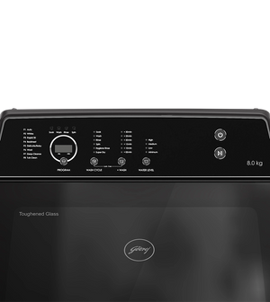 GODREJ:WASHING MACHINE:WTEON VLVT 80 5.0 FDTN MTBK 8.0 KG METALIC BLACK