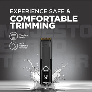 HAVELLS:TRIMMER:BT8888 IPX7 TITANIUM BEARD TRIMMER