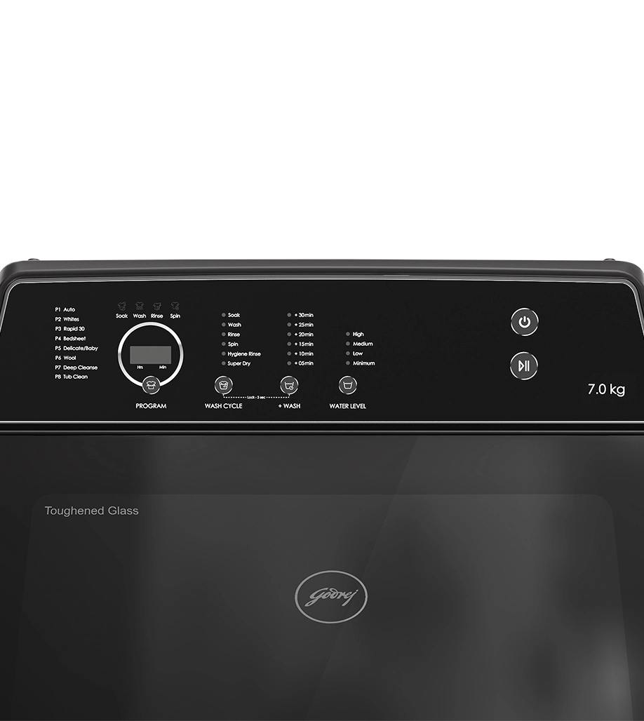 GODREJ:WASHING MACHINE:WTEON VAL 70 5.0 FDUN MTBK 7.0 KG BLACK