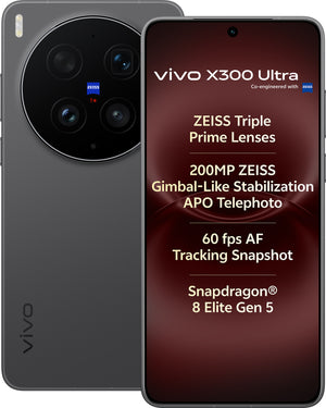 vivo X300 Ultra (Eclipse Black - Photographer Kit, 512 GB) (16 GB RAM) - Oxygen The Digital Expert