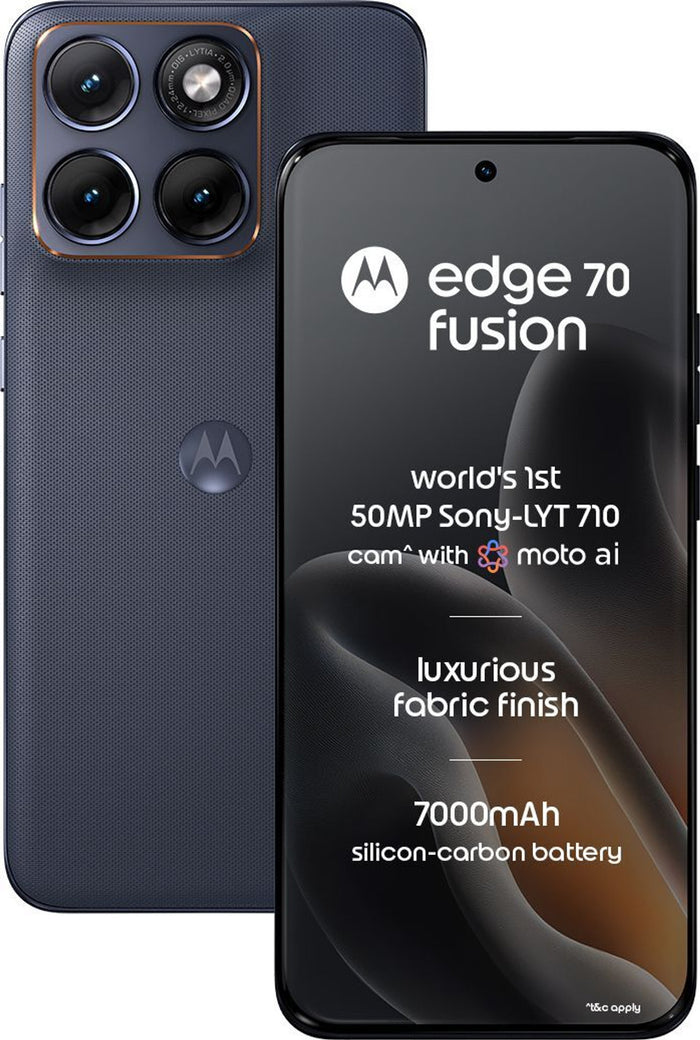 MOTOROLA Edge 70 Fusion Snapdragon (Pantone SILHOUETTE, 128 GB) (8 GB RAM)