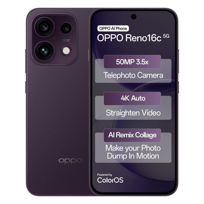 OPPO Reno16c 5G (Twilight Violet, 256 GB) (12 GB RAM)