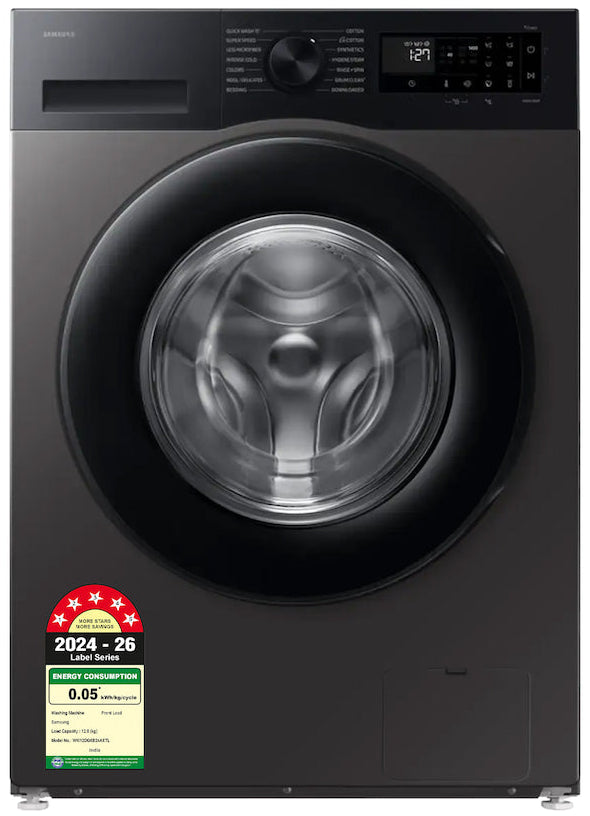 Samsung WW12DG5B24AXTL 12KG Front Load Inverter Washing Machine Silver