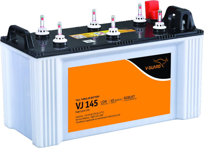 V-Guard VJ145 135Ah Tubular Inverter Battery