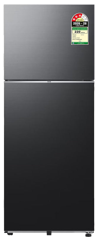 Samsung 350 L, 2 Star, Convertible 5-in-1, Digital Inverter, Frost Free Double Door, WiFi Bespoke AI Refrigerator (RT38HG5A42BXHL, Luxe Black, 2026 Model)
