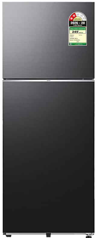 Samsung 396 L Frost Free Double Door 2 Star Convertible Refrigerator (Black, RT41HG6A42B1HL)