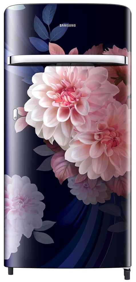 Samsung 189 L Direct Cool Single Door 5 Star Refrigerator (Begonia Blue, RR21H2G25BB/HL)
