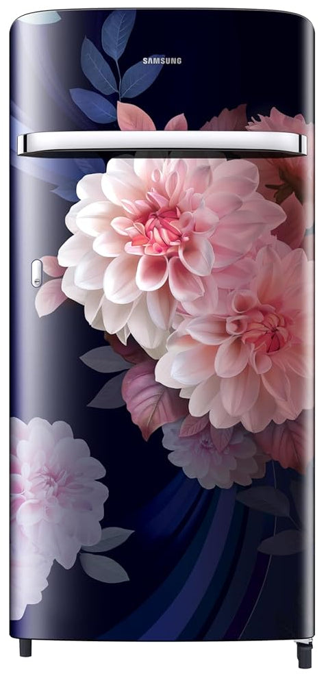 Samsung 189 L Direct Cool Single Door 5 Star Refrigerator (Begonia Blue, RR21H2G25BB/HL)