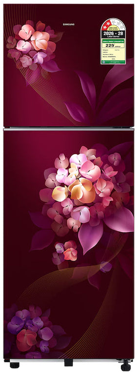 Samsung H28 236 Litres 2 Star Frost Free Double Door Refrigerator with All Around Cooling (RT40H28W2HTHL, Hydrangea Plum) (2026 Model)