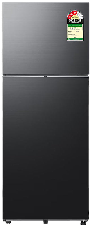 Samsung 419 L, 3 Star, Convertible 5-in-1, Digital Inverter, Frost Free Double Door, Bespoke AI WiFi Refrigerator (RT45HG6A43BXHL, Luxe Black, 2026 Model)