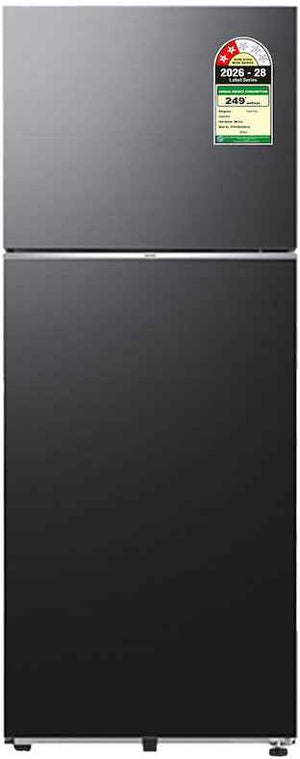 Samsung 350 L, 3 Star, Convertible 5-in-1, Digital Inverter, Frost Free Double Door, WiFi Bespoke AI Refrigerator (RT38HG5A43B1HL, Black, 2026 Model)
