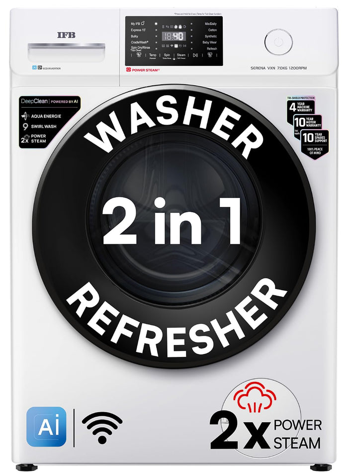 IFB Serena VXN 7012 CMS 7KG Front Load Washing Machine White