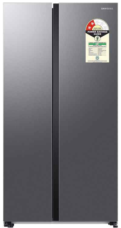 Samsung 643 L Frost Free Side by Side 2 Star Convertible Refrigerator (Refined Inox, RS76CG80X0S9HL/2024)