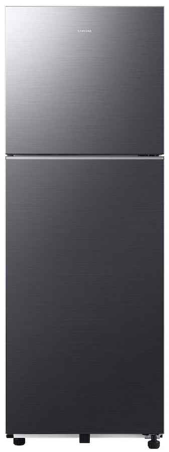 Samsung 236 L Frost Free Double Door Top Mount 3 Star Refrigerator (Black, RT40H28W3KHL)