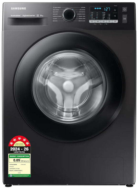 Samsung WW80TA046AB1TL 8KG Front Load Washing Machine Black