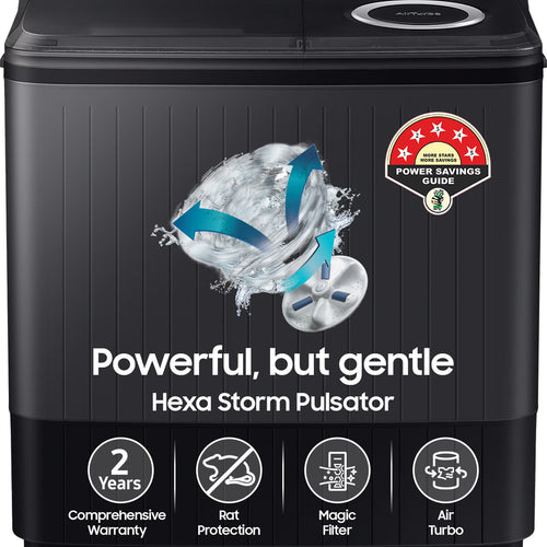 Samsung WT11A4260GD/TL 11KG Top Load Washing Machine Dark Grey