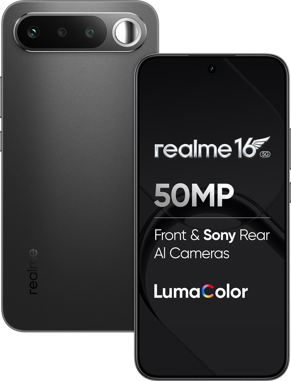 realme 16 5G (Air Black, 128 GB) (8 GB RAM) - Oxygen The Digital Expert