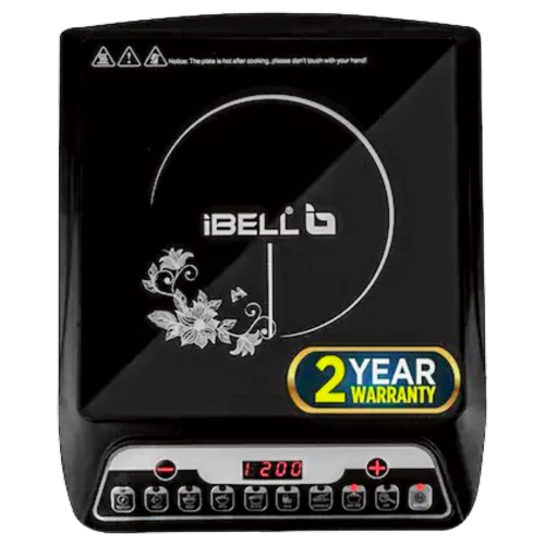 iBELL CLOUD950MC Induction Cooktop, 2000W, 7 Preset, Superwide, BIS Certified (Black)
