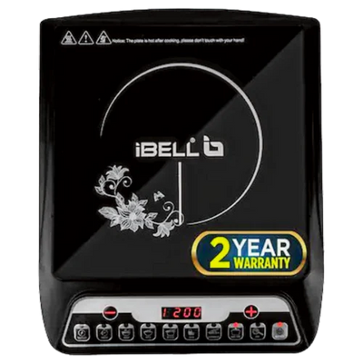 iBELL CLOUD950MC Induction Cooktop, 2000W, 7 Preset, Superwide, BIS Certified (Black)