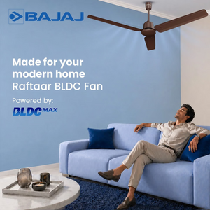 BAJAJ:CEILING FAN:RAFTAAR 1200MM BLDC COFFEE BROWN CF