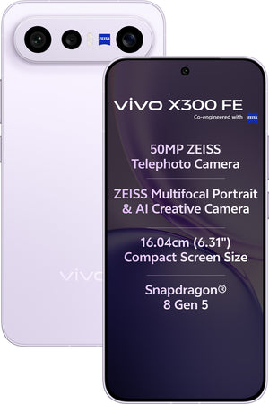 vivo X300 FE (Lilac Purple, 256 GB) (12 GB RAM) - Oxygen The Digital Expert