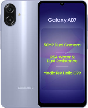 Samsung Galaxy A07 LTE (Light Violet, 64 GB) (4 GB RAM) - Oxygen The Digital Expert