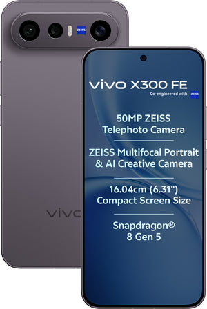 vivo X300 FE (Noir Black, 256 GB) (12 GB RAM) - Oxygen The Digital Expert
