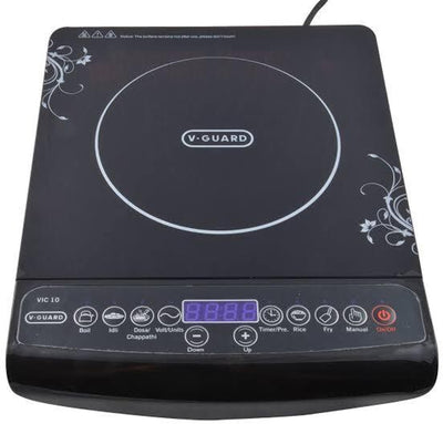 V-Guard 2000 W Induction Cooktop Push Button (Black, Vic 10 v2)