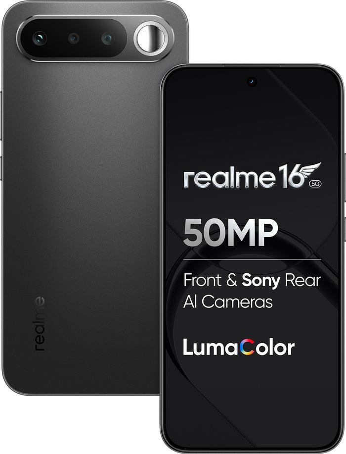 realme 16 5G (Air Black, 256 GB) (8 GB RAM)
