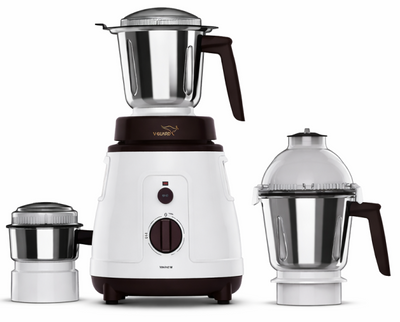 V-Guard Voinic Mixer Grinder, 1000W Heavy Duty Copper Motor, 3 Jars, 110 Minutes Continuous Operation, 2 Year Warranty