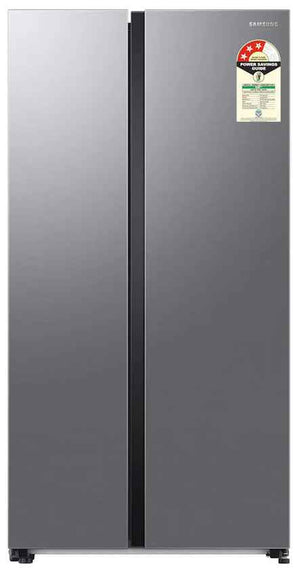 Samsung 653 L Frost Free Side by Side 3 Star Refrigerator (EZ Clean Steel, RS76CG8113SL)