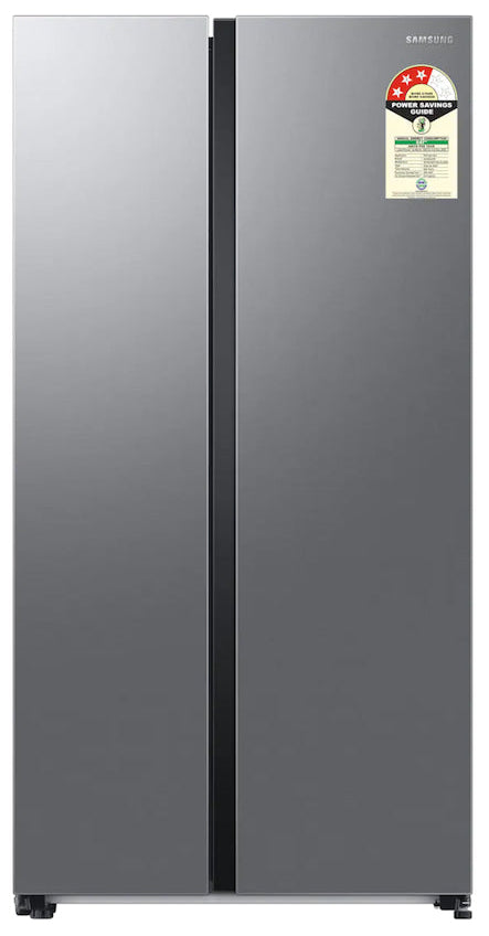 Samsung 653 L Frost Free Side by Side 3 Star Refrigerator (EZ Clean Steel, RS76CG8113SL)