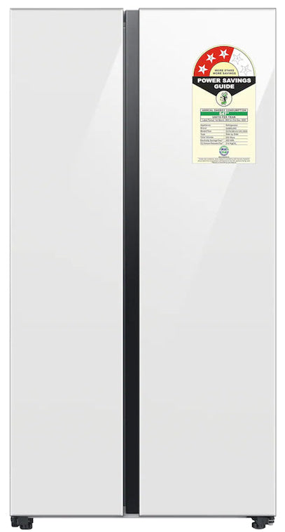 Samsung 653 L Side by Side Refrigerator, White, RS76CB81A312
