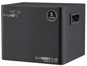 V-Guard Li Energy 1.10 100Ah Lithium Inverter Battery - Oxygen The Digital Expert