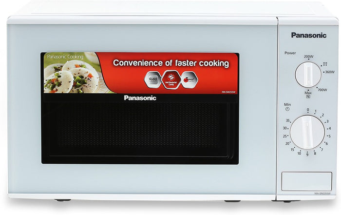 Panasonic 20L Solo Microwave Oven(NN-SM255WFDG,White)
