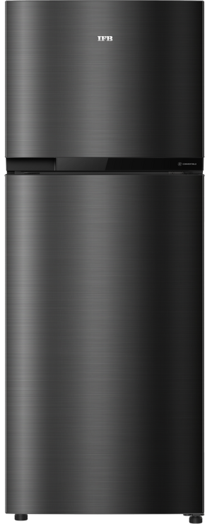 IFBFF-315BIKSTM 265 L 2 Star Double Door Frost Free Refrigerator Metal Black