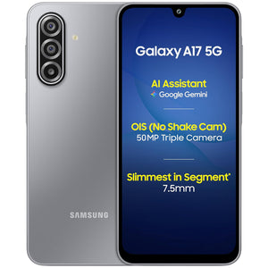 Samsung Galaxy A17 5G Without Adapter (Gray, 128 GB) (8 GB RAM) - Oxygen The Digital Expert