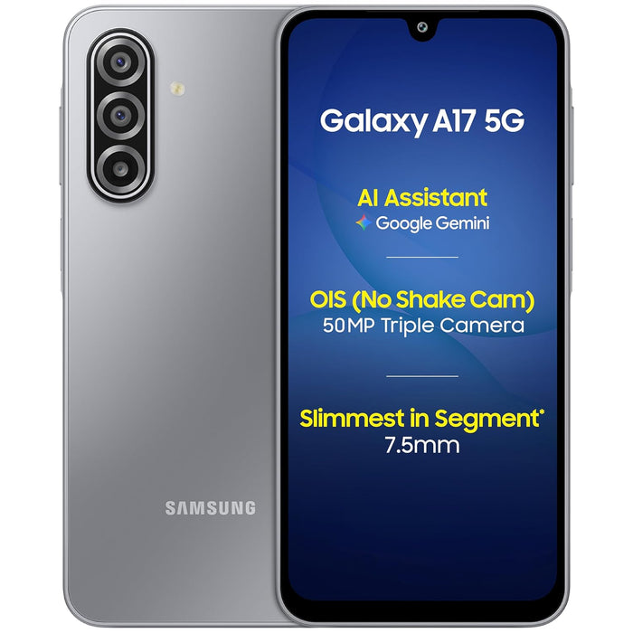 Samsung Galaxy A17 5G Without Adapter (Gray, 128 GB) (8 GB RAM)