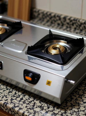 V GUARD:GAS STOVE:SPLENDID 2B 2/B SS GAS STOVE