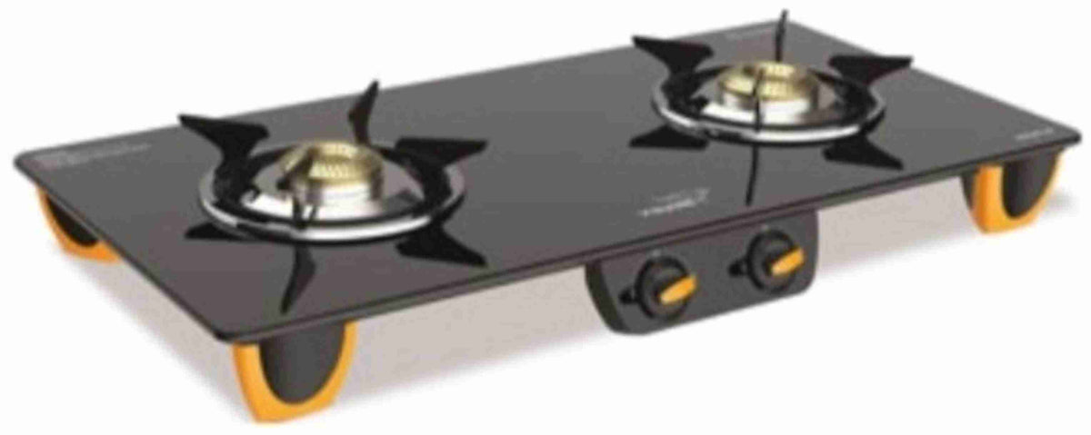 V GUARD:GAS STOVE:Tana 2B Glass Top Gas Stove