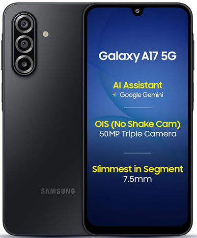 Samsung A17 5G (Black, 128 GB) (6 GB RAM)