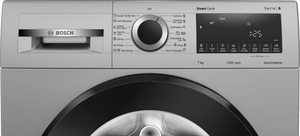 BOSCH:WASHING MACHINE:WGA1220SIN 7 KG SILVER
