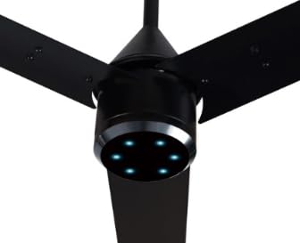 LUKER:CEILING FAN:CF SIZE ZERO CROWN RMT 900MM BLACK-BLACK-BLACK-CHROME