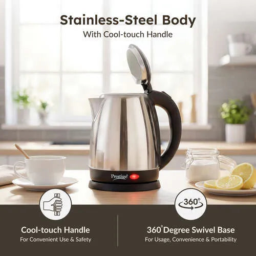 PRESTIGE:ELECTRIC KETTLE:PKOSS 1.8L STAINLESS STEAL (41588)