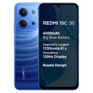 XIAOMI:SMART PHONES:REDMI 15C 6/128GB 5G MOONLIGHT BLUE (NEW)